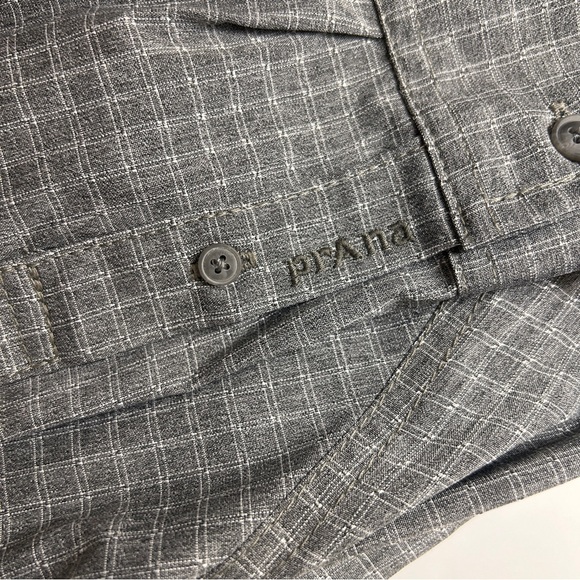 Prana Garvan Long Sleeve Shirt Gray Men's Size XL Outdoor Active # M21212643 - Picture 12 of 12